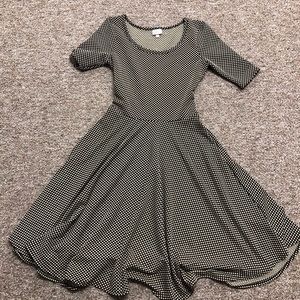 Black and Cream Polka Dot Nicole LuLaRoe